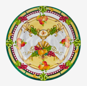 Sarı Melamin Yemek Tabağı 28 Cm Carpe Diem Collection by Chiara Alessi