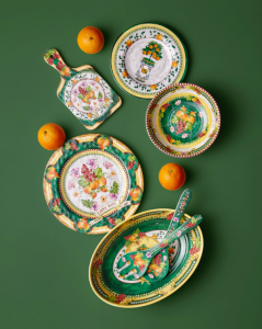Sarı Melamin Yemek Tabağı 28 Cm Carpe Diem Collection by Chiara Alessi