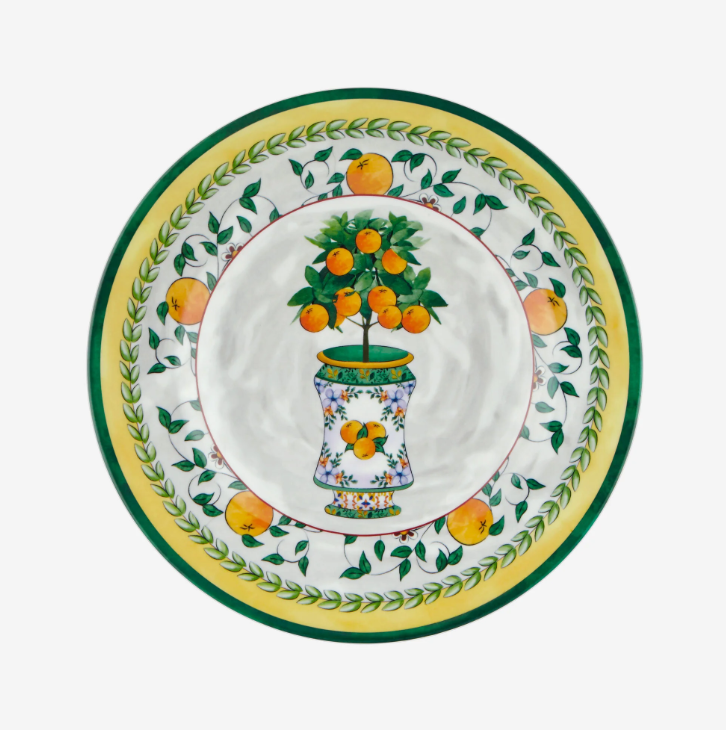 Yeşil Melamin Kahvaltı Tabağı 21,5 Cm Carpe Diem Collection by Chiara Alessi