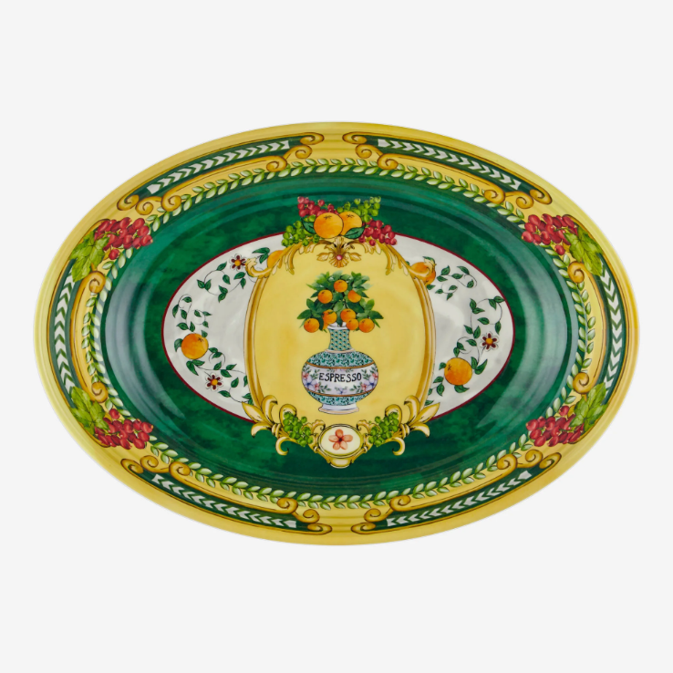 Yeşil Melamin Servis Kasesi 33 Cm Carpe Diem Collection by Chiara Alessi