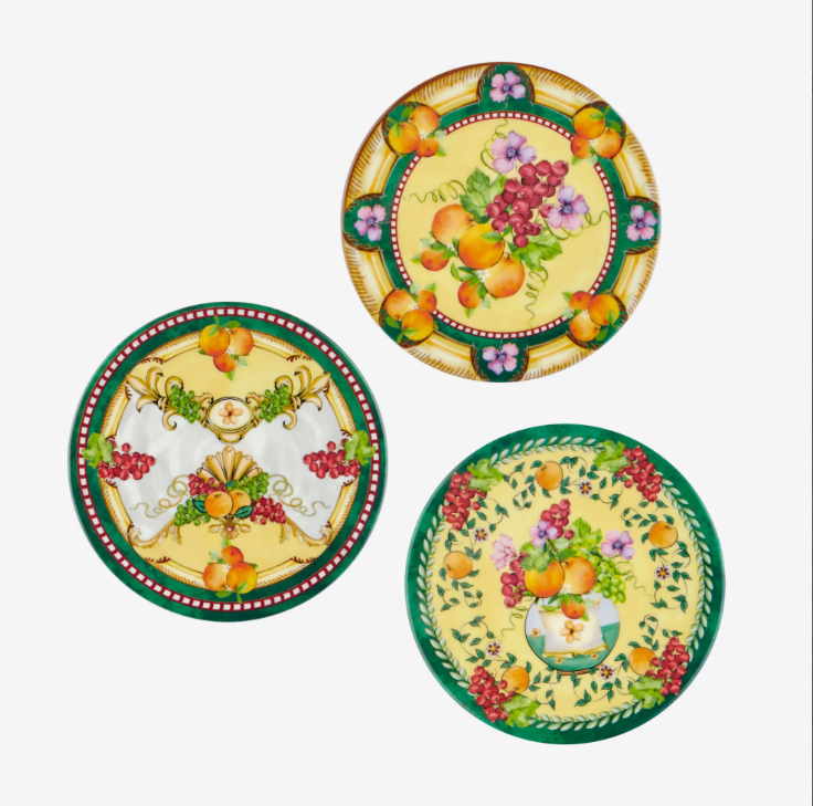 Yeşil Melamin Bardak Altlığı 3 Parça Carpe Diem Collection by Chiara Alessi