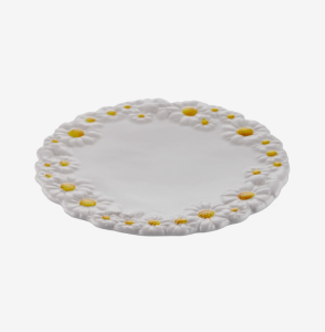Beyaz Seramik Kahvaltı Tabağı 22 Cm Camomilla Collection by Edelweiss Italy