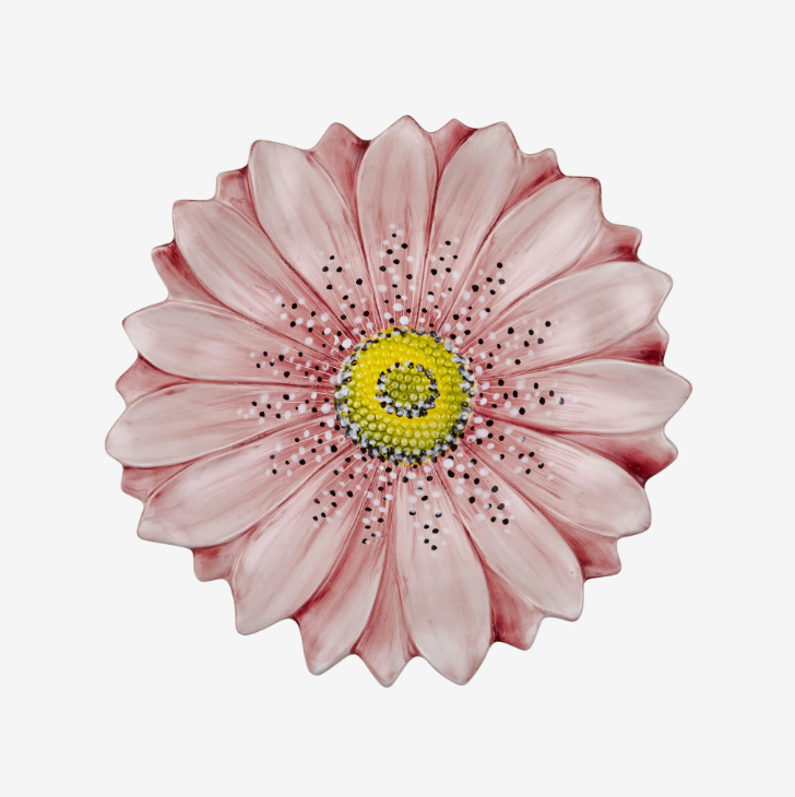 Pembe Seramik Servis Tabağı 36 Cm Camomilla Collection by Edelweiss Italy