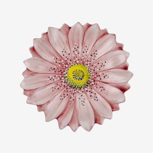 Pembe Seramik Servis Tabağı 36 Cm Camomilla Collection by Edelweiss Italy