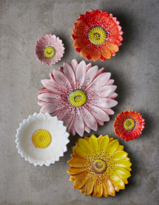 Sarı Seramik Servis Tabağı 36 Cm Camomilla Collection by Edelweiss Italy