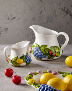 Beyaz Seramik Sürahi 1,5 Lt Collection by Edelweiss Italy