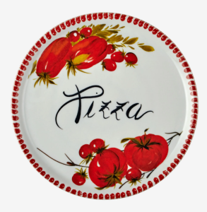 Beyaz Seramik Pizza Tabağı 33 Cm Collection by Edelweiss Italy