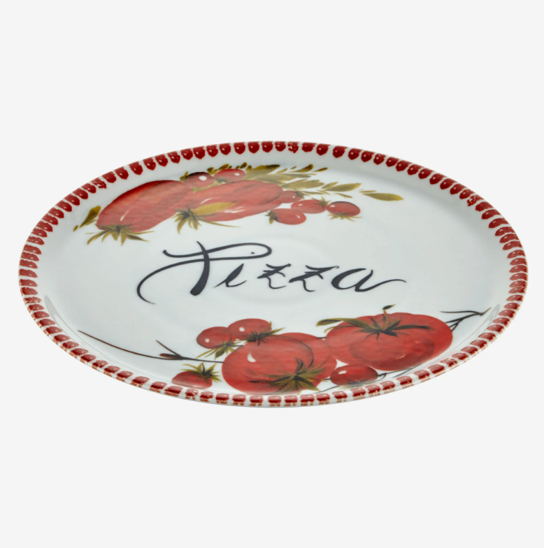 Beyaz Seramik Pizza Tabağı 33 Cm Collection by Edelweiss Italy