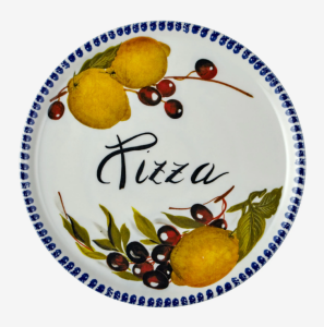 Beyaz Seramik Pizza Tabağı 33 Cm Collection by Edelweiss Italy