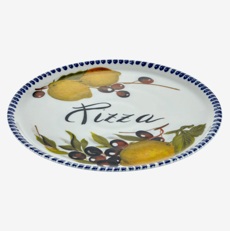 Beyaz Seramik Pizza Tabağı 33 Cm Collection by Edelweiss Italy