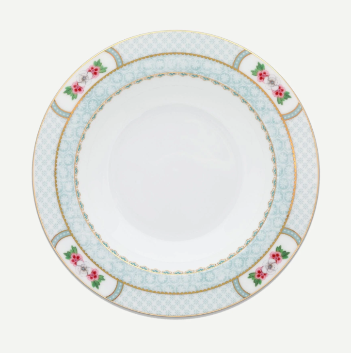 Beyaz Porselen Çukur Tabak 21,5 Cm Blushing Birds Collection by Pip Studio