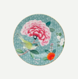 Mavi Porselen Petit Four Tabağı 12 Cm Blushing Birds Collection by Pip Studio