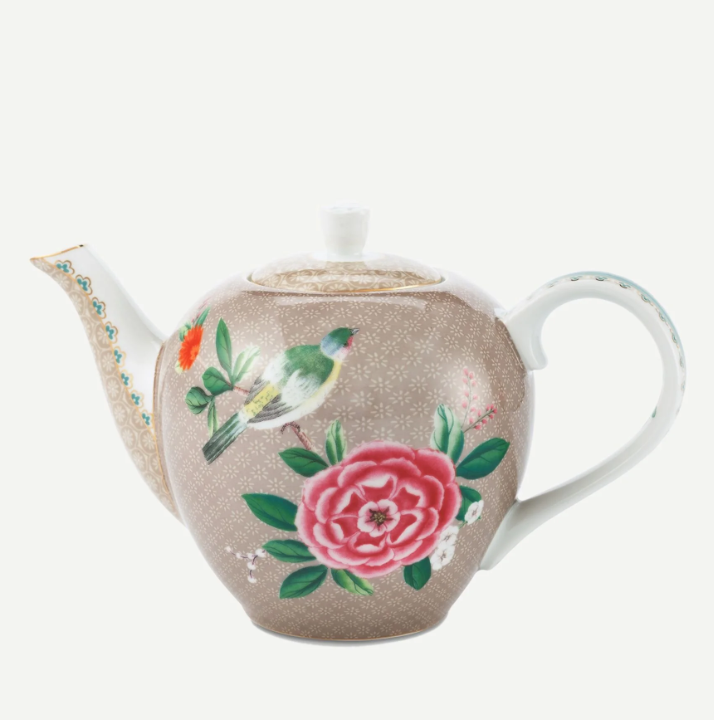 Haki Porselen Demlik 750 Ml Blushing Birds Collection by Pip Studio