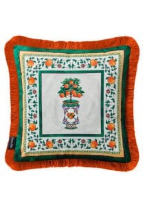 Chiara Alessi Carpe Diem Portakal Desenli Yastık