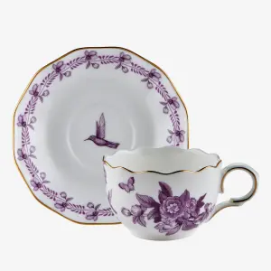 Primavera Violet Mor 2'li̇ Turk Kahvesi̇ Fi̇ncan Seti̇