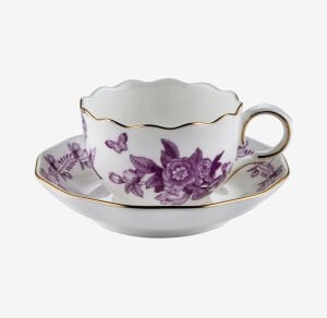 Primavera Violet Mor 2'li̇ Turk Kahvesi̇ Fi̇ncan Seti̇