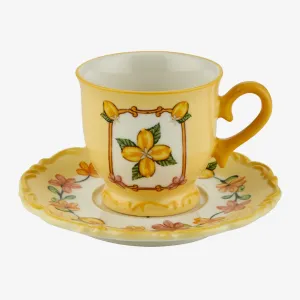 Chiara Alessi Il Sogno Sarı Seramik Kahve Fincan Seti 90 Ml