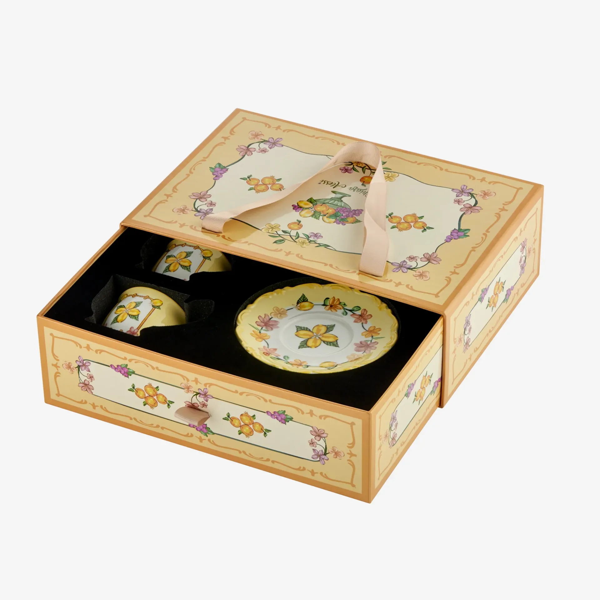 Chiara Alessi Il Sogno Sarı Seramik Kahve Fincan Seti 90 Ml