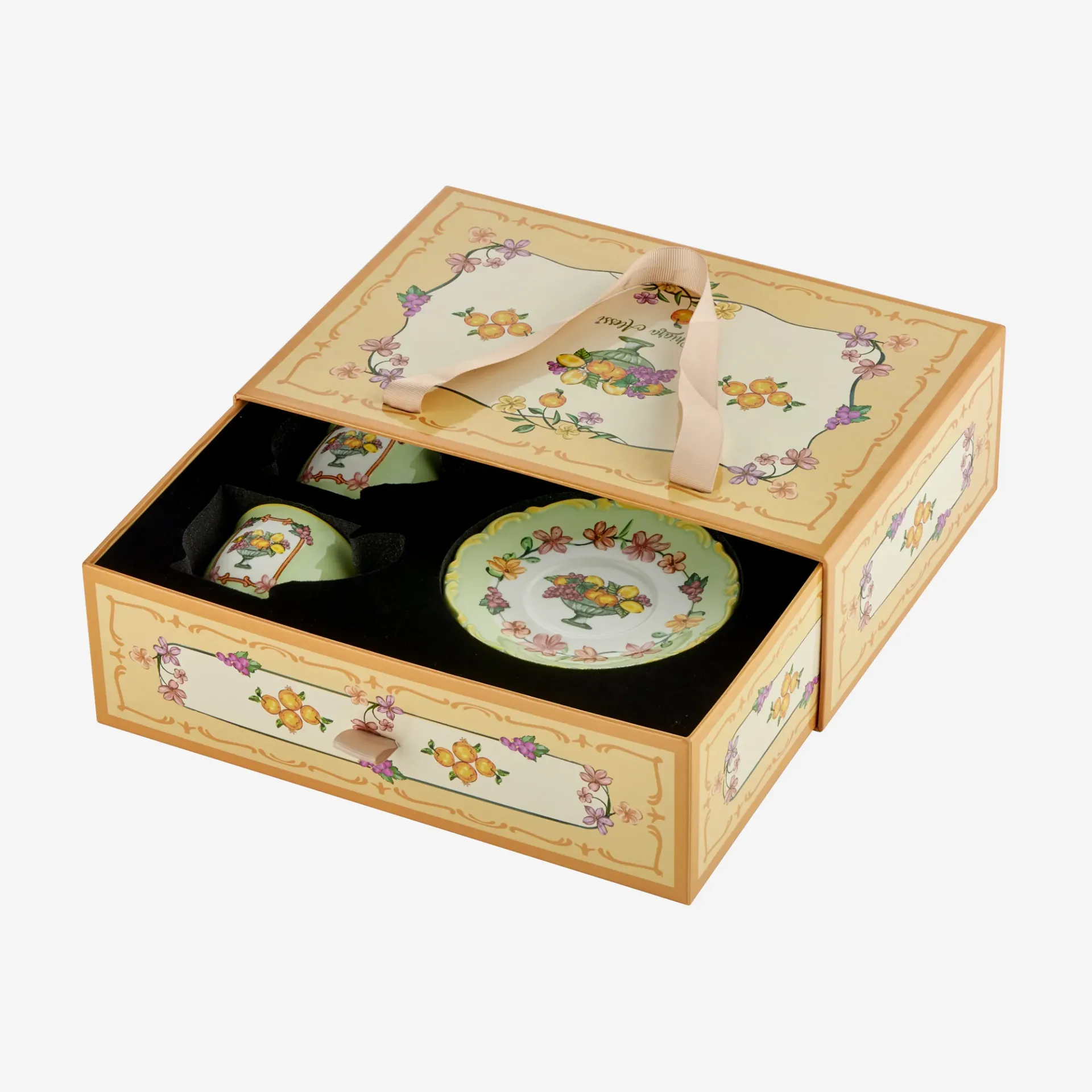 Chiara Alessi Il Sogno Yeşil Seramik Kahve Fincan Seti 90 Ml