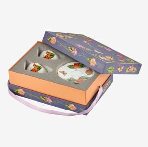 Laura Turuncu 2'li̇ Turk Kahvesi̇ Fi̇ncan Seti̇