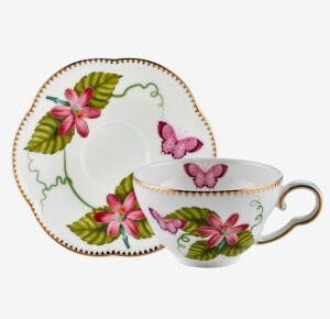 Laura Pembe 2'li̇ Turk Kahvesi̇ Fi̇ncan Seti̇