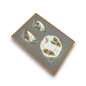Laura Pembe 2'li̇ Turk Kahvesi̇ Fi̇ncan Seti̇