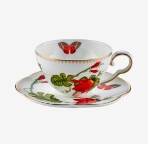 Laura Kirmizi 2'li̇ Turk Kahvesi̇ Fi̇ncan Seti̇