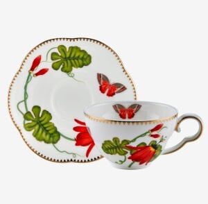 Laura Kirmizi 2'li̇ Turk Kahvesi̇ Fi̇ncan Seti̇