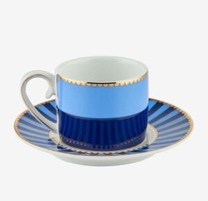 Pip Studio Love Birds Mavi Limited Edition Türk Kahvesi Fincanı 90 ML