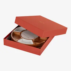 Kahverengi Ahşap Peynir Sunum Tabağı Acacia Elegance Collection by Chiara Alessi