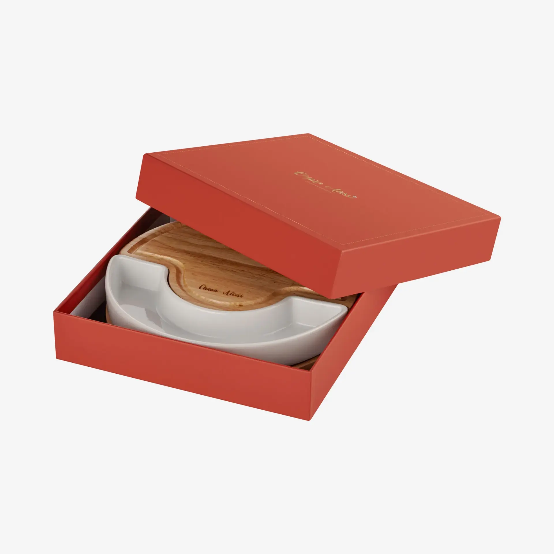 Kahverengi Ahşap Peynir Sunum Tabağı Acacia Elegance Collection by Chiara Alessi