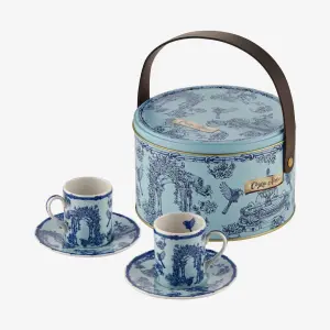 Mavi Porselen Kahve Fincanı 120 Ml Fontana Collection by Chiara Alessi