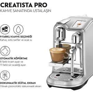NESPRESSO J620 Creatista Pro Süt Çözümlü Kahve Makinesi