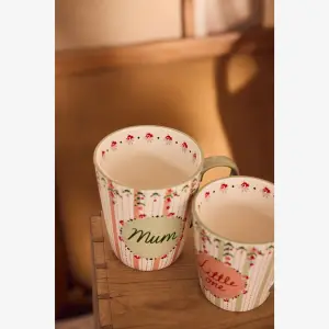 Yeşil Porselen Kupa Seti 260 Ml- 375 Ml Spring Birds Collection by Cath Kidston