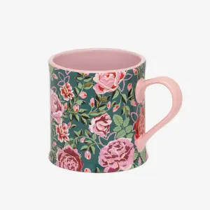 Yeşil Porselen Kupa 275 Ml Dolly Rose Collection by Cath Kidston
