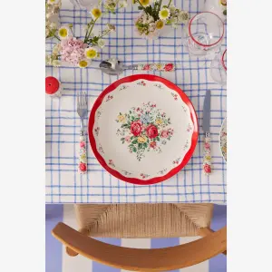 Kırmızı Porselen Yemek Tabağı 27 Cm Feels Like Home Collection by Cath Kidston