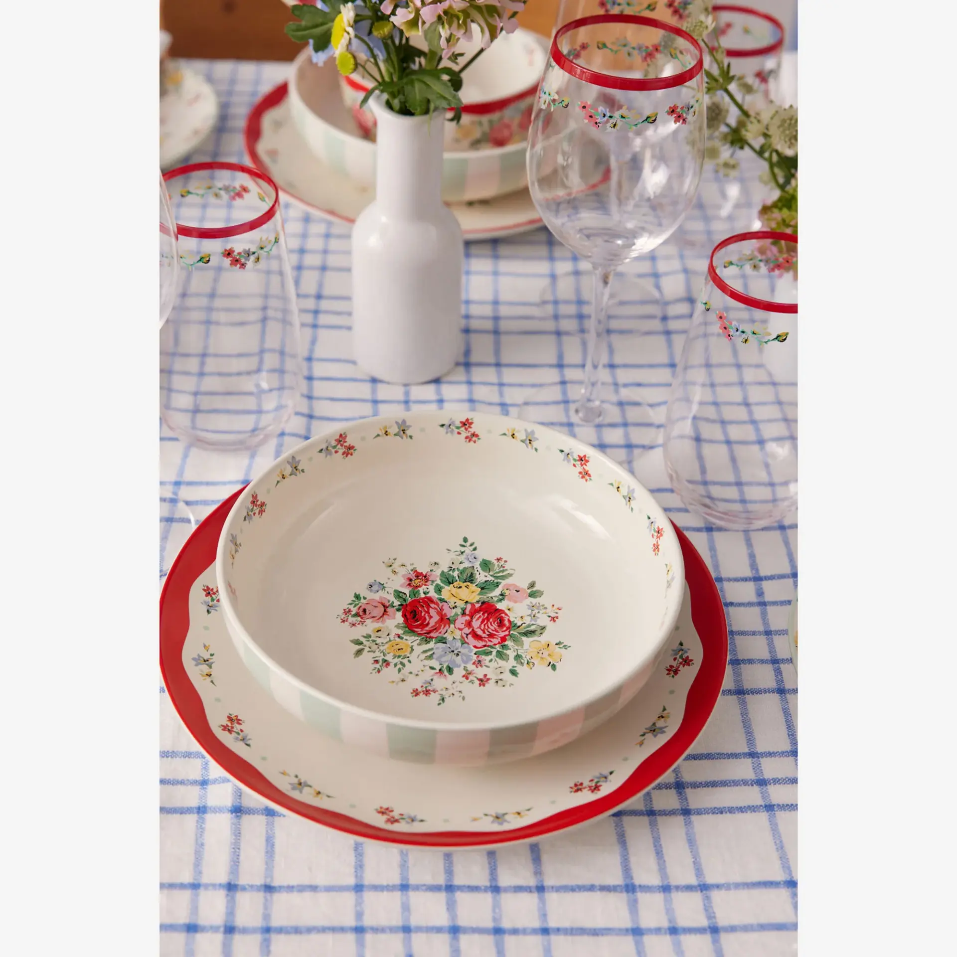 Yeşil Porselen Kase 21 Cm Feels Like Home Collection by Cath Kidston