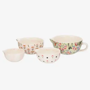 Beyaz Porselen Ölçü Kabı Seti 250 Ml Painted Table Collection by Cath Kidston
