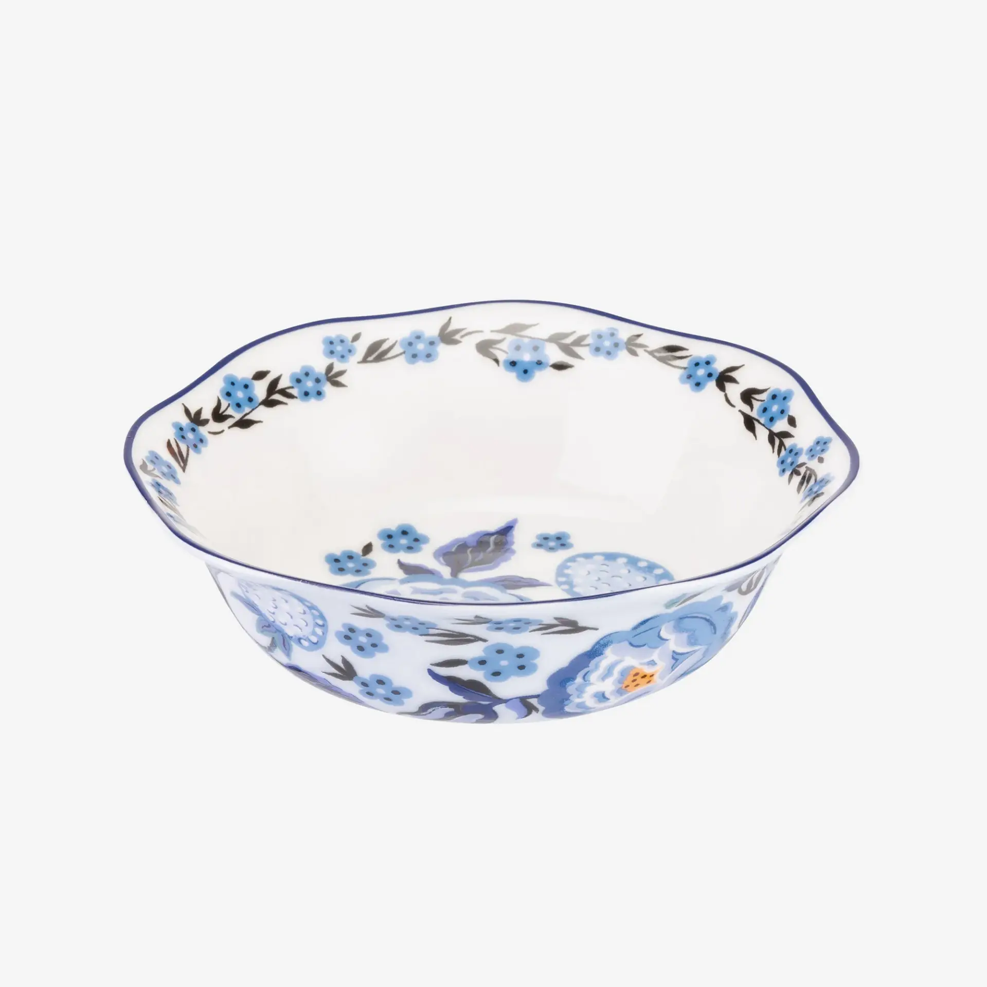 Mavi Porselen Kase 14,5 Cm Strawberry Garden Collection by Cath Kidston