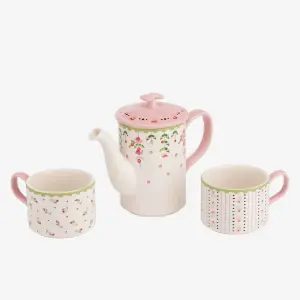 Pembe Porselen Çay Fincan Seti 400 Ml Spring Birds Collection by Cath Kidston