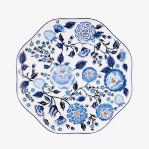 Mavi Porselen Yemek Tabağı 26,5 Cm Strawberry Garden Collection by Cath Kidston