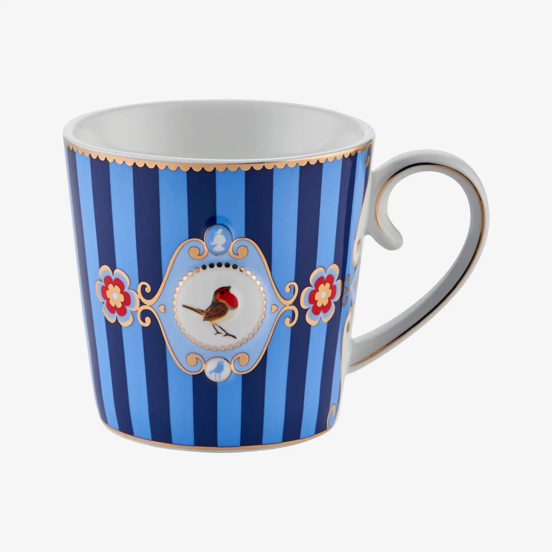 Mavi Porselen Kupa 250 Ml Love Birds Collection by Pip Studio