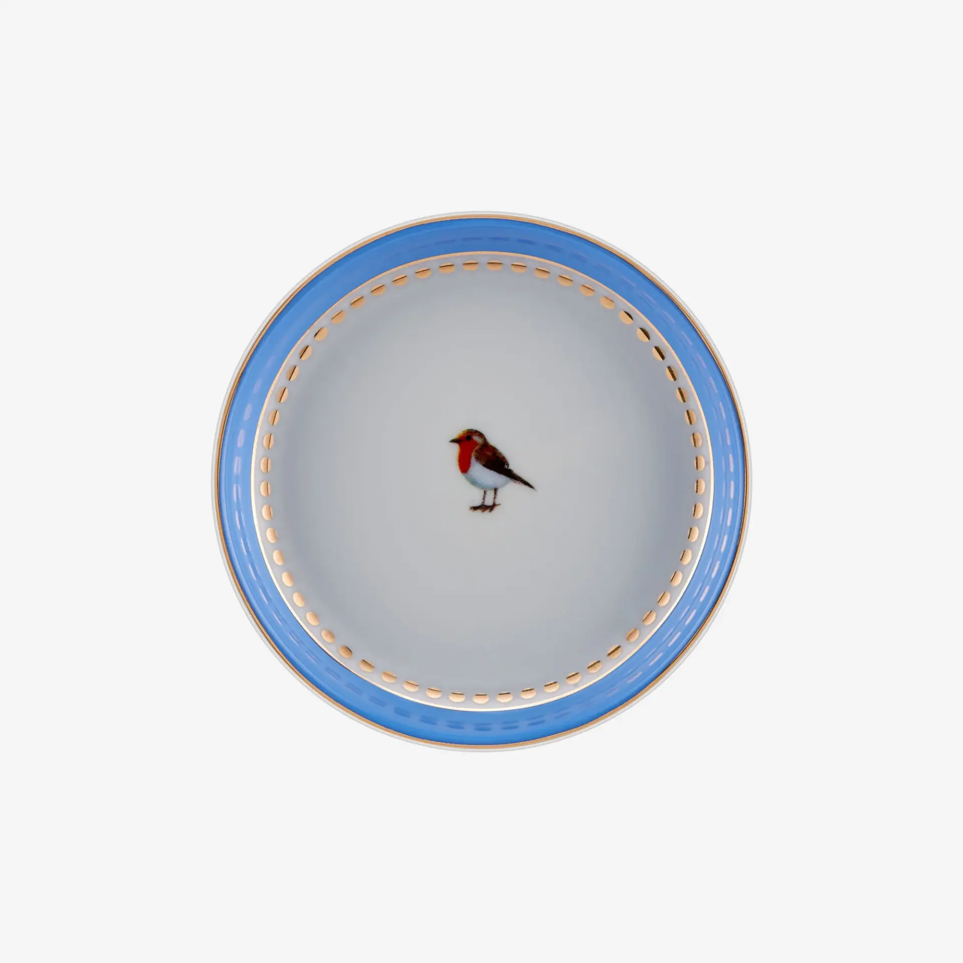 Mavi Porselen Çay Tabağı 9 Cm Love Birds Collection by Pip Studio