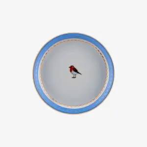 Mavi Porselen Çay Tabağı 9 Cm Love Birds Collection by Pip Studio
