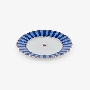 Mavi Porselen Pasta Tabağı 17 Cm Love Birds Collection by Pip Studio