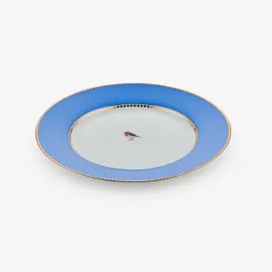 Mavi Porselen Kahvaltı Tabağı 21 Cm Love Birds Collection by Pip Studio