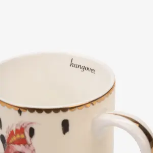 Beyaz Porselen Kupa 350 Ml Animals Collection by Yvonne Ellen