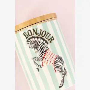 Yeşil Porselen Saklama Kabı 10X15 Cm Animals Collection by Yvonne Ellen