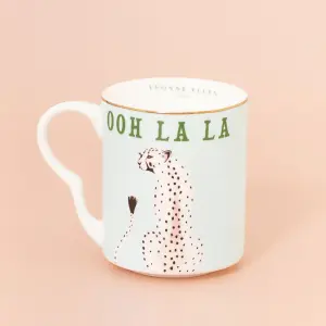 Yeşil Porselen Kupa 250 Ml Animals Collection by Yvonne Ellen